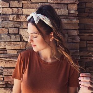 Cherry Blossom Hair Scarf